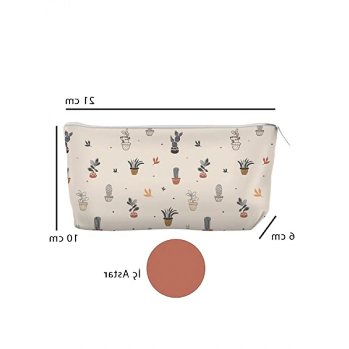 Kanvas Bez Kalemlik (Kaktüs)