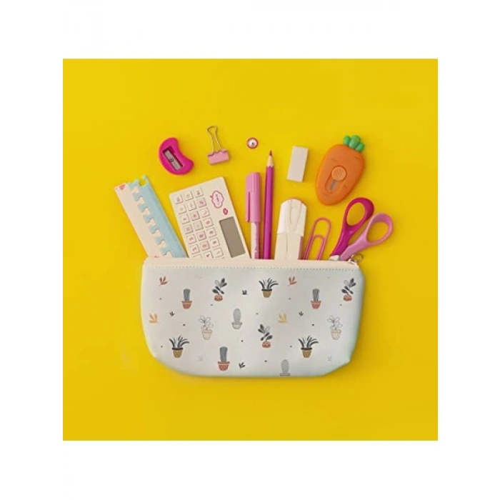 Kanvas Bez Kalemlik (Kaktüs)