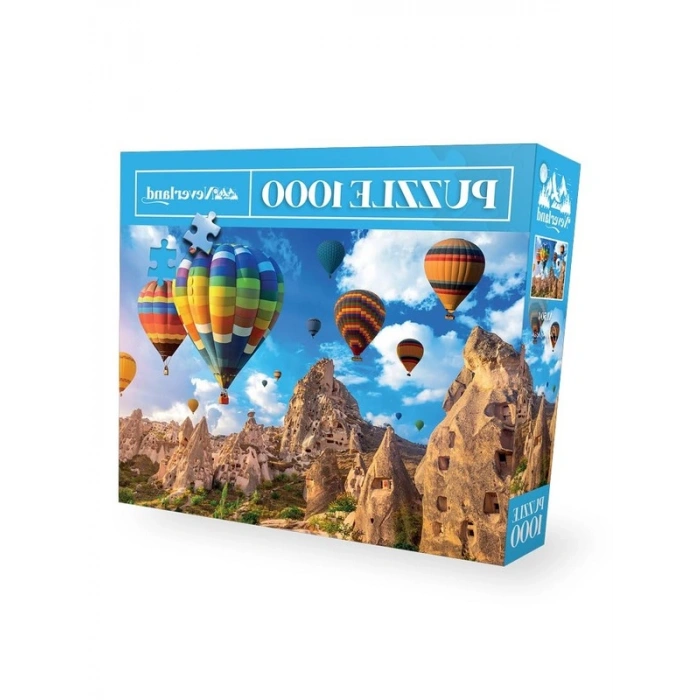 Kapadokya Temalı 1000 Parça Yapboz, Eğlenceli Aktivite