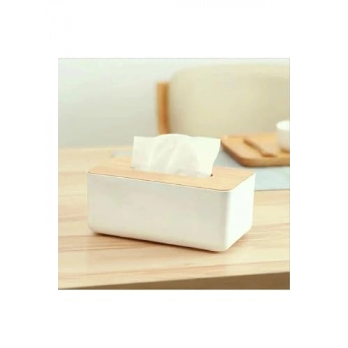 Kapaklı Bambu Peçetelik - Şık ve Fonksiyonel