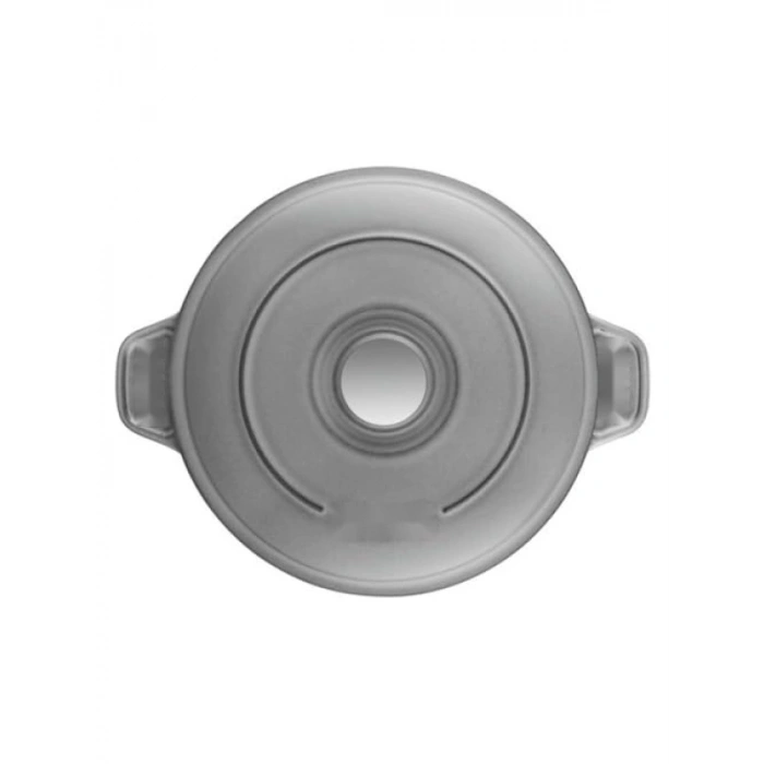 Kapaklı Döküm Servis Tabağı, Gri