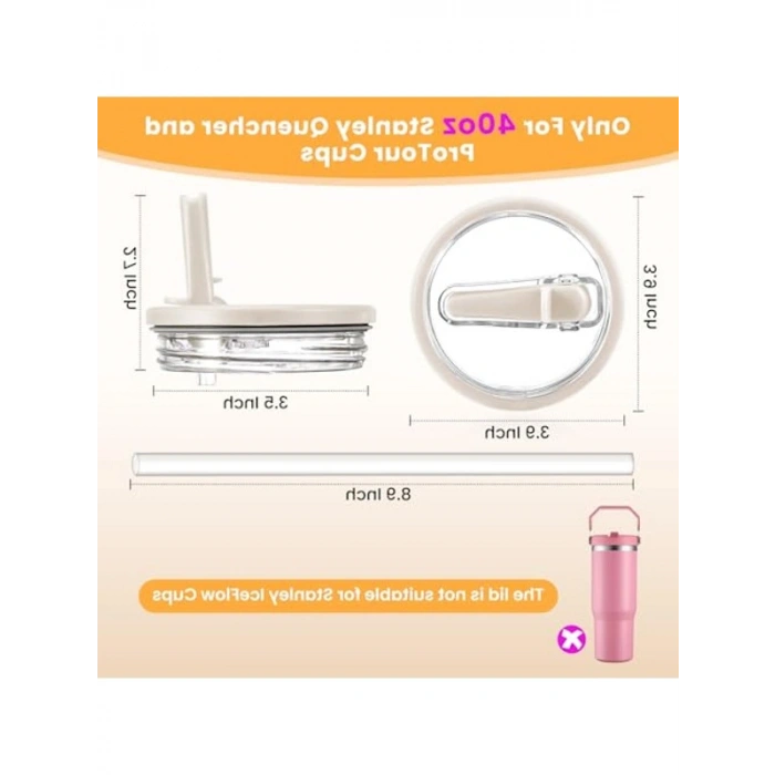 Kapaklı Hasır Bardak Kapağı, 40Oz İçin Sızdırmaz Tasarım