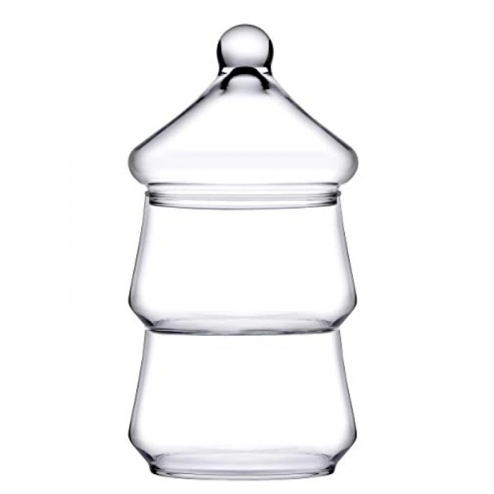 Kapaklı İstiflenebilir Soda Camı Kase Seti