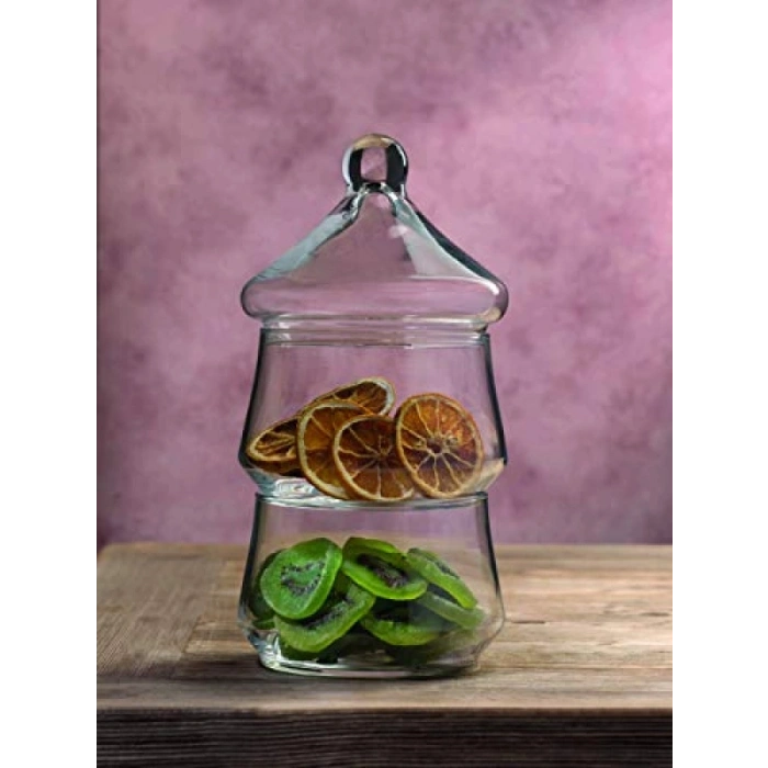 Kapaklı İstiflenebilir Soda Camı Kase Seti