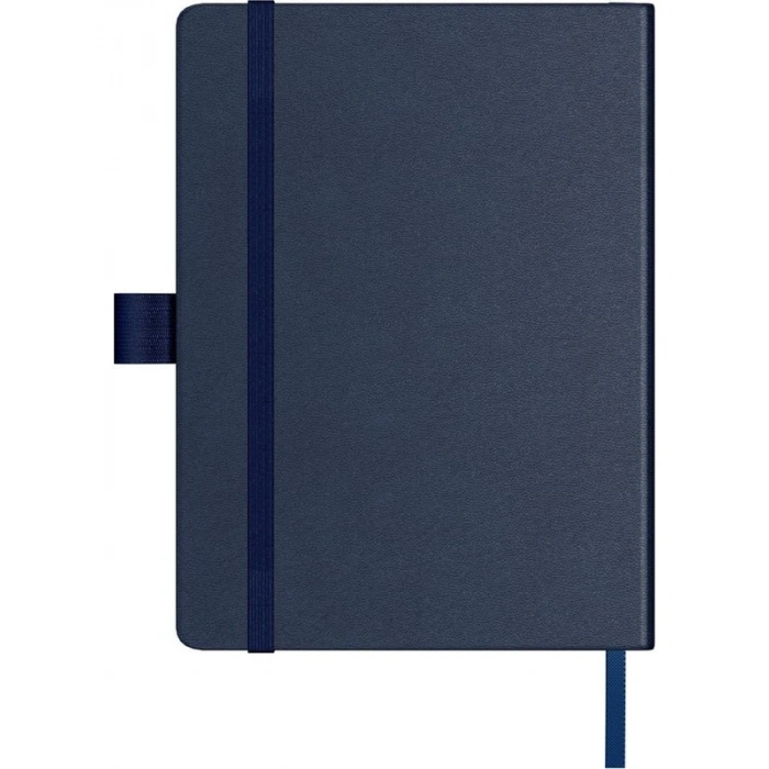 Kapaklı Kalın Defter, A6 Boyutunda, Lacivert Renk