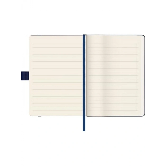 Kapaklı Kalın Defter, A6 Boyutunda, Lacivert Renk