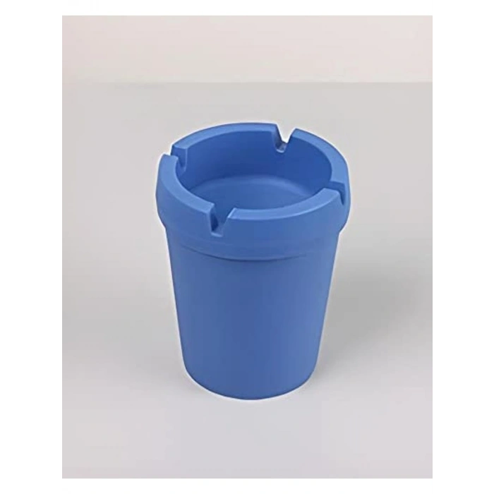 Kapaklı Kokusuz Yuvarlak Küllük, Pratik ve Şık Tasarım