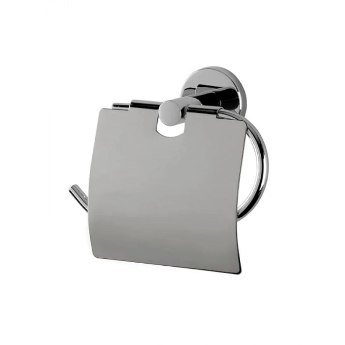 Kapaklı Metal Tuvalet Kağıtlığı, Krom Kaplama