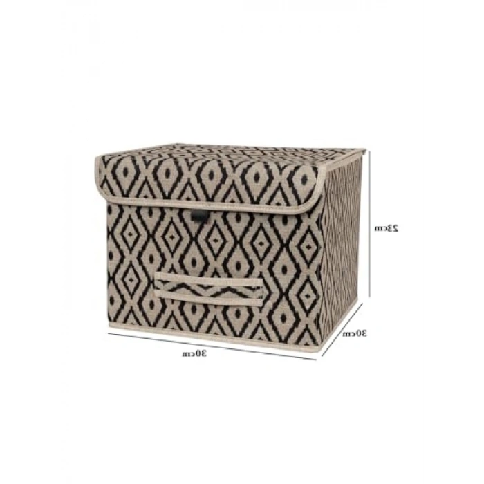 Kapaklı Mini Kutu Düzenleyici - 30x30x23 cm