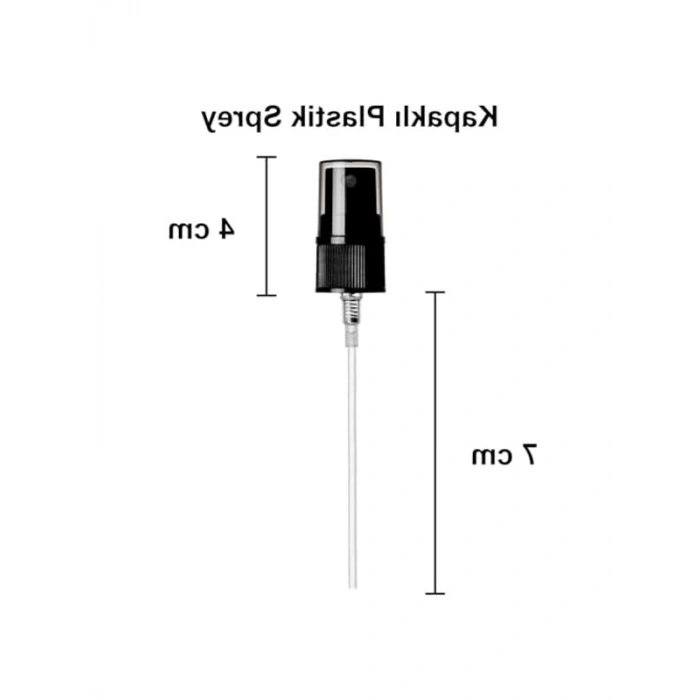 Kapaklı Sprey Şişesi, 20 ml Fısfıs ile Kolonya veya Dezenfektan