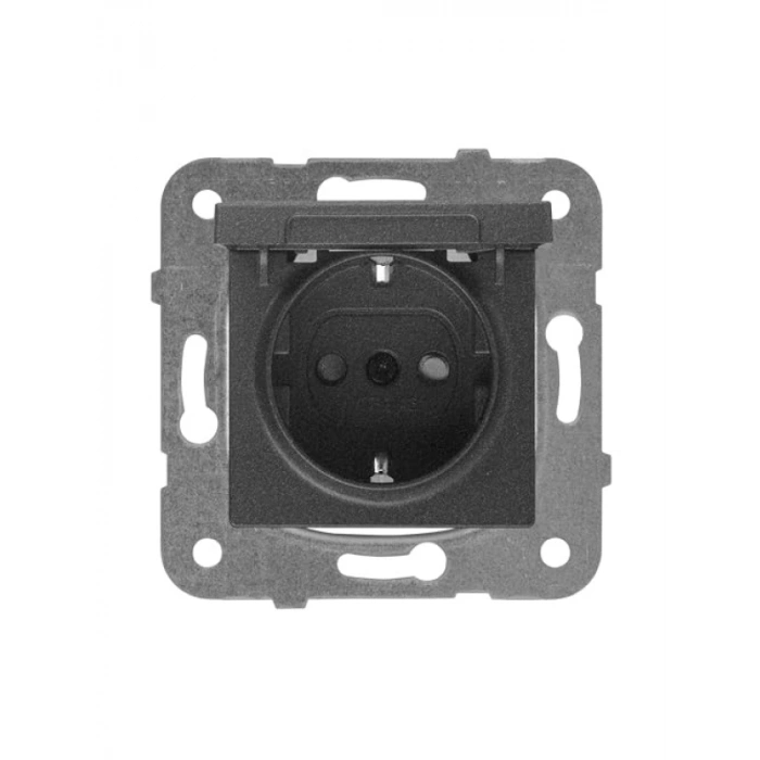 Kapaklı Topraklı Priz Mekanizması