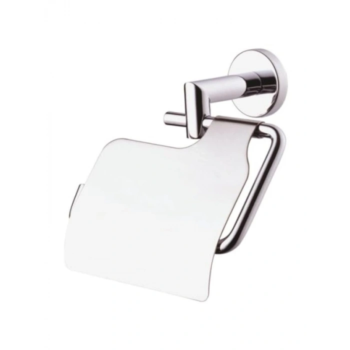 Kapaklı Tuvalet Kağıtlığı - Krom Kaplama