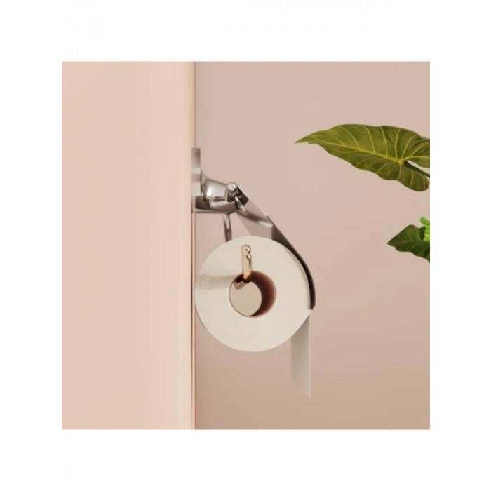 Kapaklı Tuvalet Kağıtlığı - Krom Kaplama, Ergonomik Tasarım