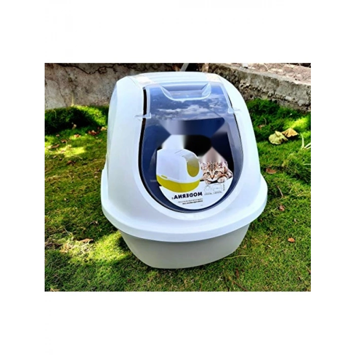 Kapalı Kedi Tuvaleti - Gri 53 CM