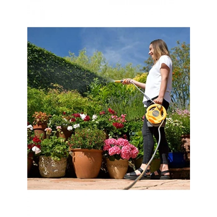 Kapalı Mikro Hortum Toplama Sarma Makara Seti - 10 M