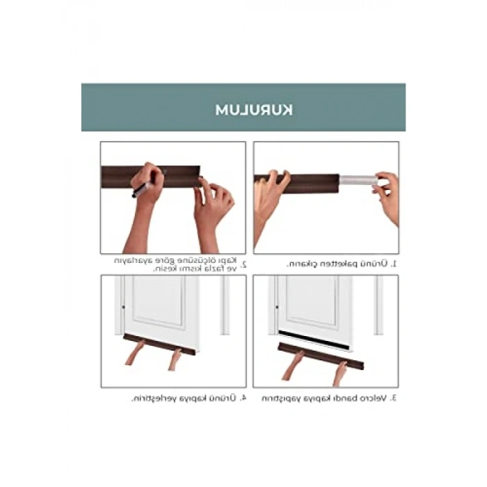 Kapı Altı Rüzgar Önleyici Isı Yalıtım Süngeri, 90 cm