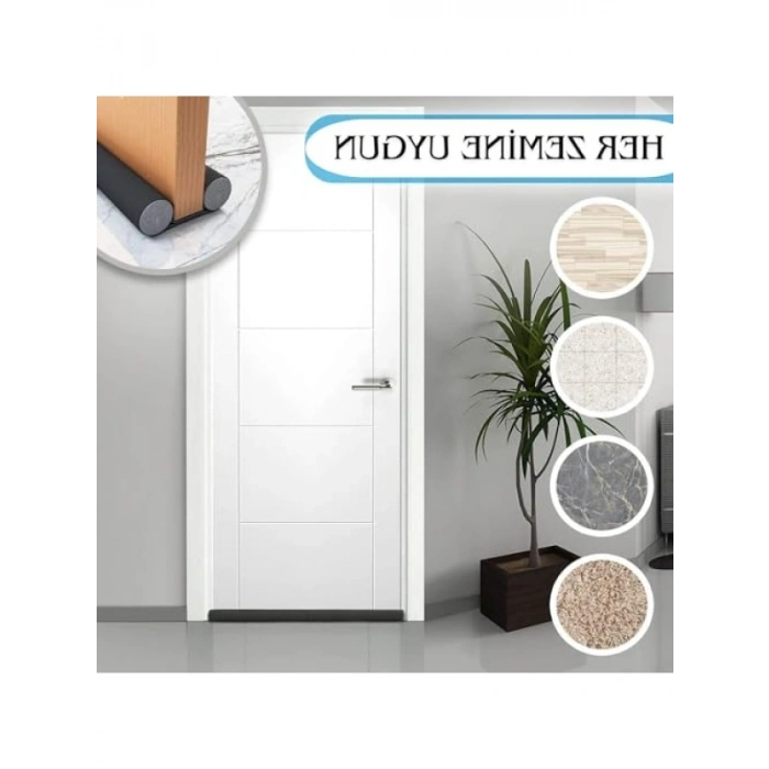 Kapı Altı Rüzgar Önleyici - Isı Yalıtım Süngeri (Gri)