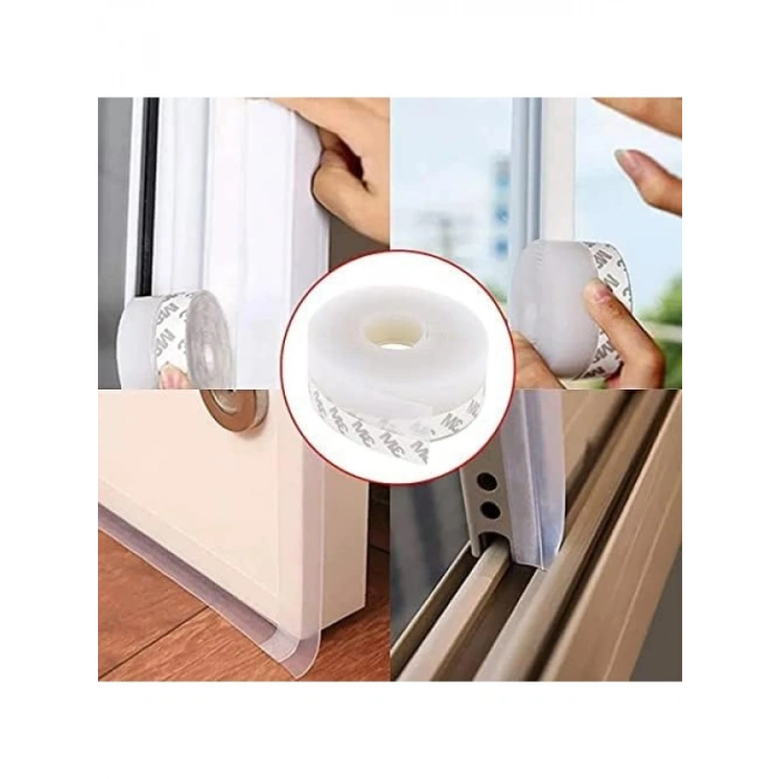 Kapı Pencere Yalıtım Bandı Seti, 10 Metre Kendinden Yapışkanlı