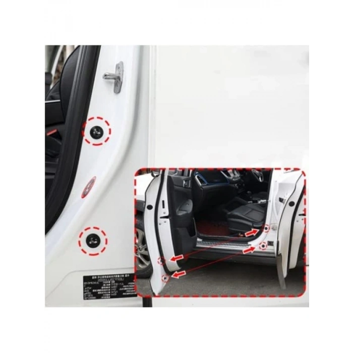 Kapı Ses Önleyici ve Darbe Emici Pad Aparat - 10lu Set