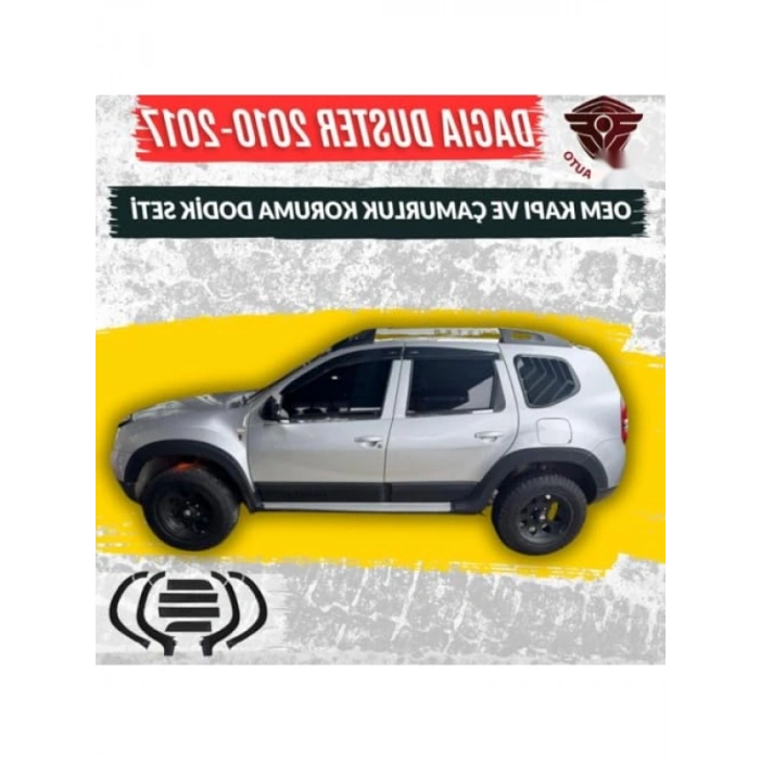 Kapı ve Çamurluk Koruma Dodik Seti - Dacia Duster Uyumlu (2010-2017)