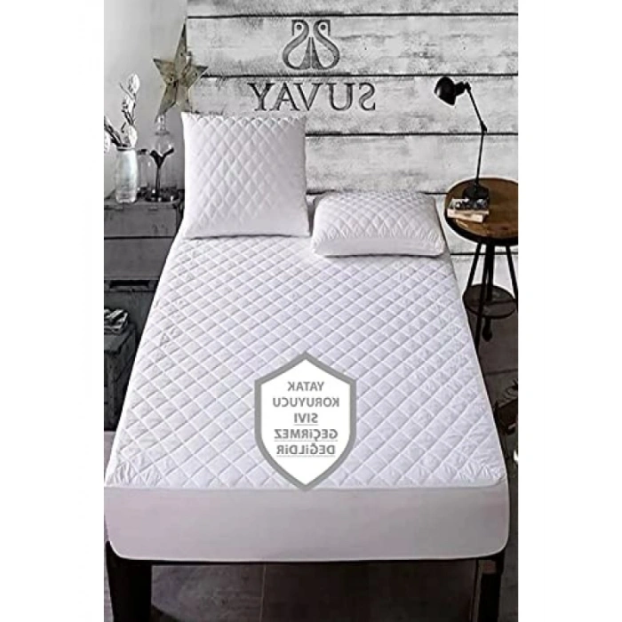 Kapitone Pamuklu Yatak Koruyucu Alez, Tek ve Çift Kişilik