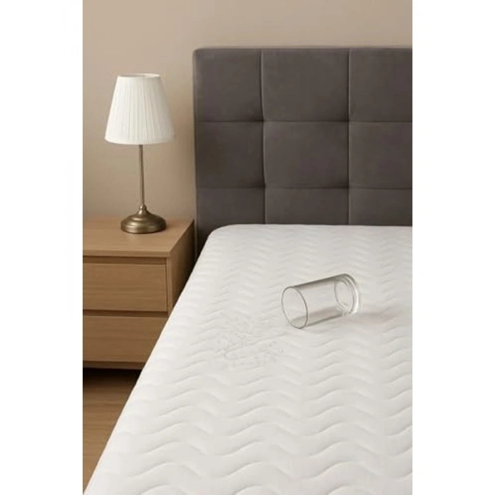 Kapitone Sıvı Geçirmez Tek Kişilik Alez 90x190