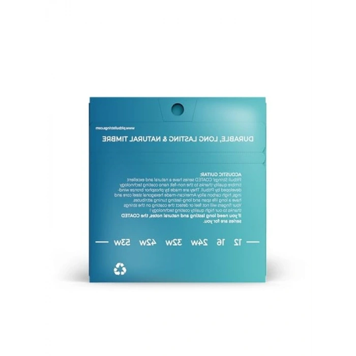 Kaplama Akustik Gitar Teli, Uzun Süreli Parlak Ton