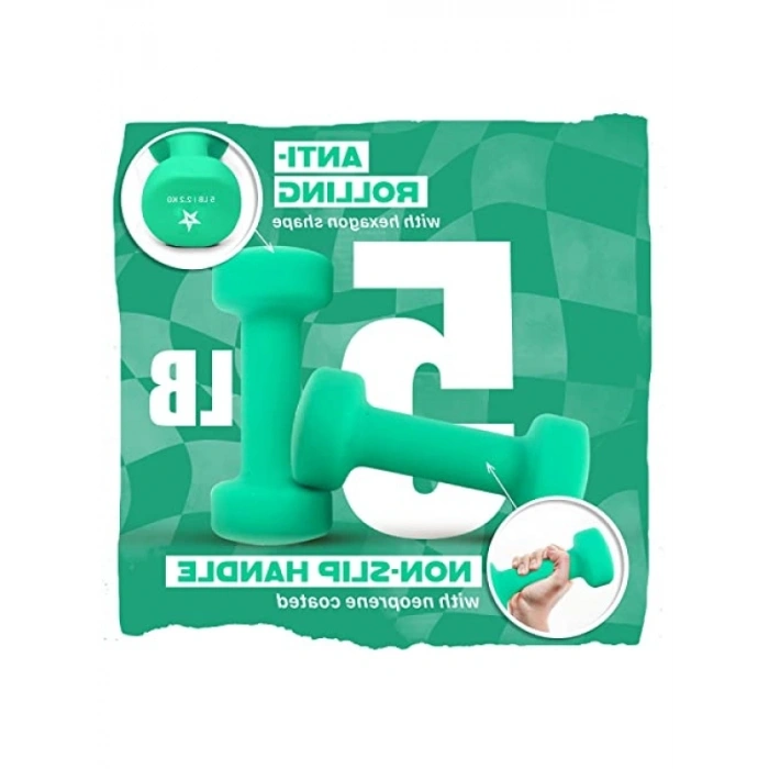 Kaplamalı Dambıl Seti - Kaymaz ve Dayanıklı Tasarım