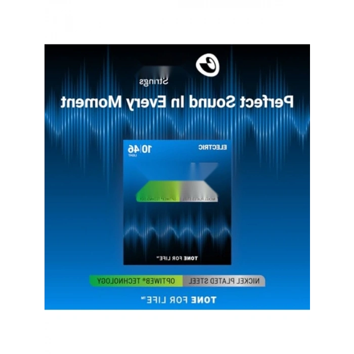 Kaplamalı Elektro Gitar Teli, 010-046 Optiweb Modeli