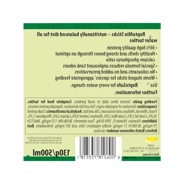 Kaplumbağalar için Besleyici Yemi 500 ml