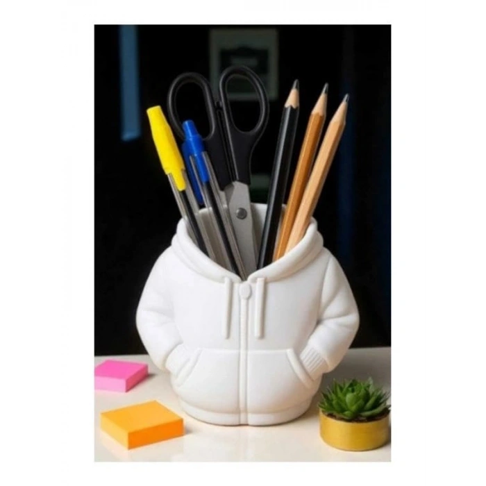 Kapüşonlu Tasarımlı Kalemlik Organizer, Masaüstü Biblo