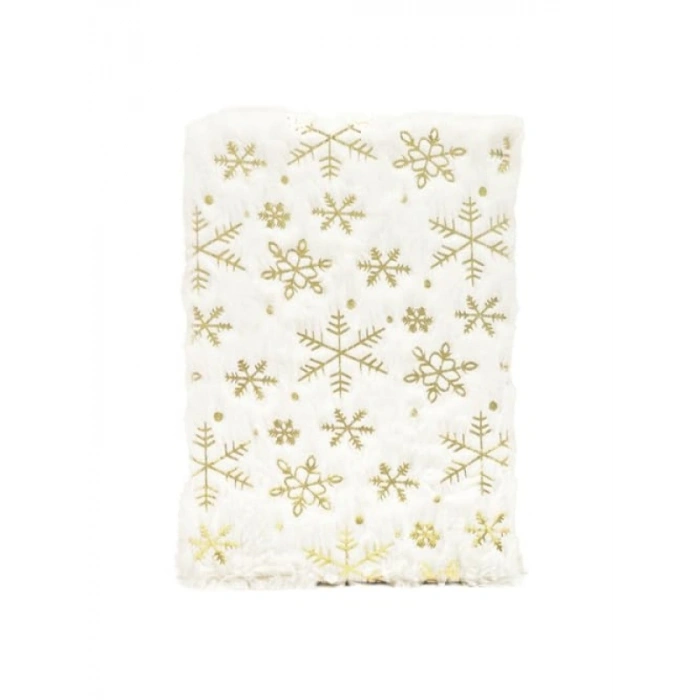 Kar Desenli Peluş Kapaklı A5 Defter - 80 Yaprak