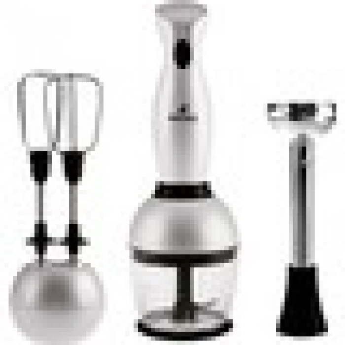 Karaca Pro-Midi Plus 3lü Blender Set Shiny Black 1000W
