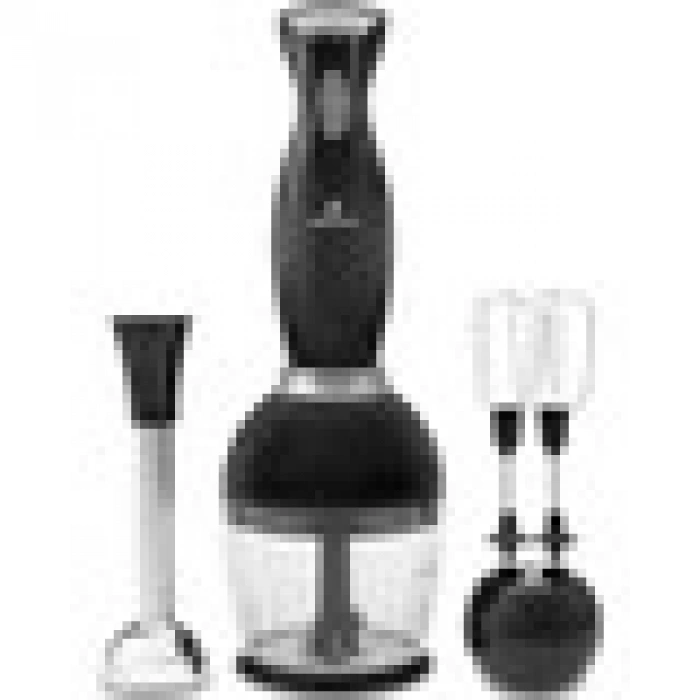 Karaca Pro-Midi Plus 3lü Blender Set Shiny Black 1000W