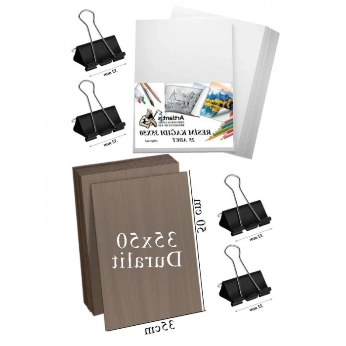 Karakalem Eskiz Çizim Seti, 35x50 cm Boyut