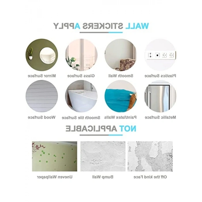 Karanlıkta Parlayan Ay ve Yıldız Dekoratif Sticker Seti, 36 Adet