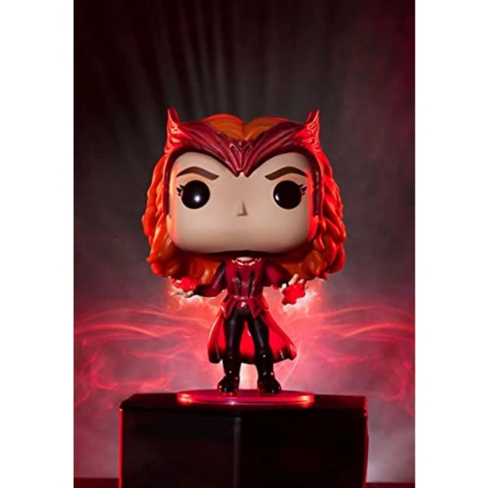 Karanlıkta Parlayan Scarlet Witch Figürü - Koleksiyonluk Bobble-Head