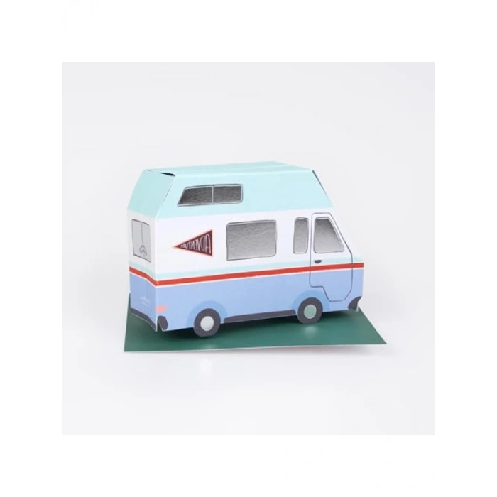 Karavan Temalı Tebrik Kartı