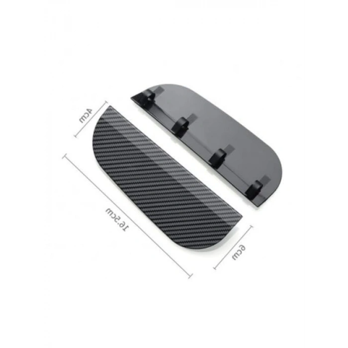 Karbon Desenli Araba Ayna Yağmur Koruyucu Siper