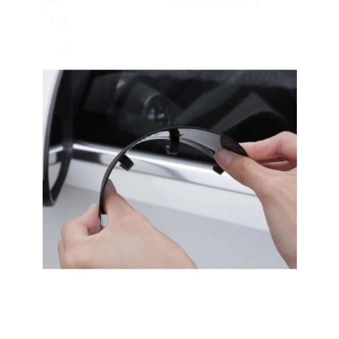 Karbon Desenli Araba Ayna Yağmur Koruyucu Siper