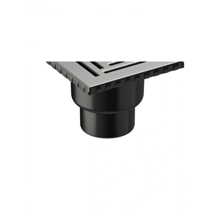 Kare Duş Kanalı, Alttan Çıkışlı, 15x15 cm