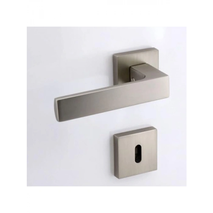 Kare Rozetli İç Dış Kapı Kolu Seti