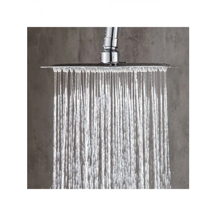 Kare Slim 304 Paslanmaz Çelik Tepe Duş Başlığı (25x25 cm)