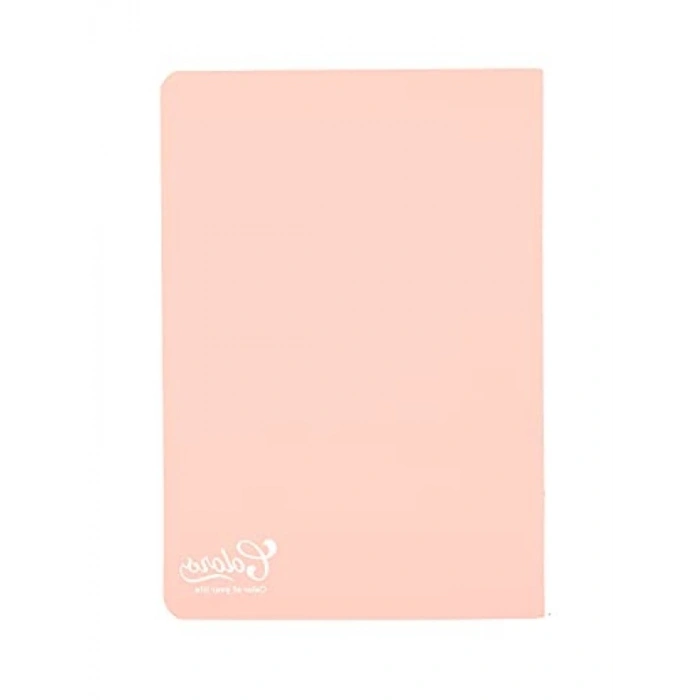 Kareli A4 Defter - 60 Yaprak, Somon Renk