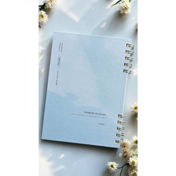 Kareli A5 Defter - 80 Yaprak, Spiral Bağlama, 4 Renk Seçeneği