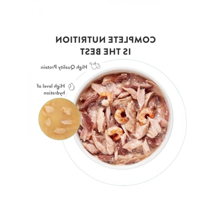 Karidesli Yetişkin Kedi Konservesi - 50 Gr x 6 Adet