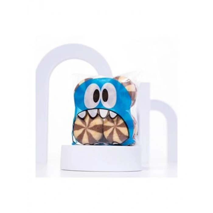 Karışık Canavar Desenli 10x15 cm Cake Pops Poşeti, 100 Adet