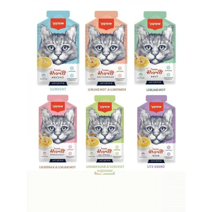 Karışık Kedi Çorbası, 50 gr x 6 Adet