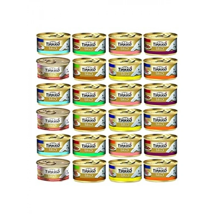 Karışık Kedi Konserve, 85 gr x 24 Adet