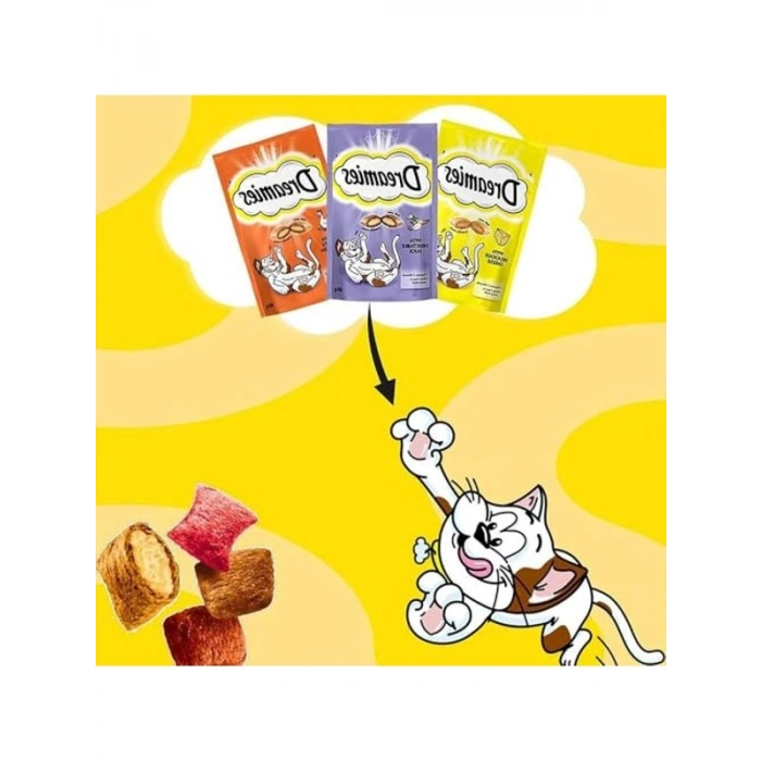 Karışık Kedi Ödül Maması 60 gr x 24, Eğlenceli İkram